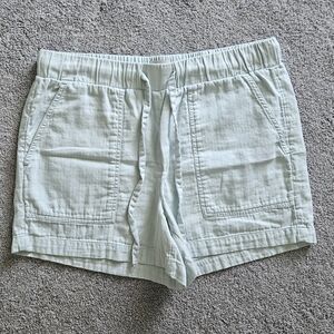 LOFT women's Light Blue Cotton Shorts